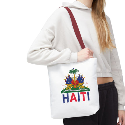 Ayiti Crayon Emblem Educational Heritage Tote Bag Diaspora Kids Edition - CreoleSizzle