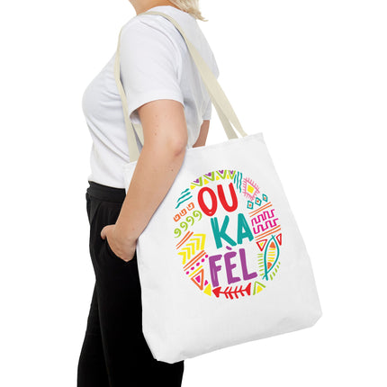 Ou Ka Fè’l Limited Edition Creole Motivation Tote Inspirational Haitian Design - CreoleSizzle