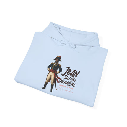 The Warrior’s March Jean-Jacques Dessalines Hoodie Haitian Freedom Series Unisex Heavy Blend