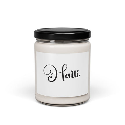 Haiti Calligraphy Limited Heritage Edition Soy Candle Minimalist Luxury - CreoleSizzle