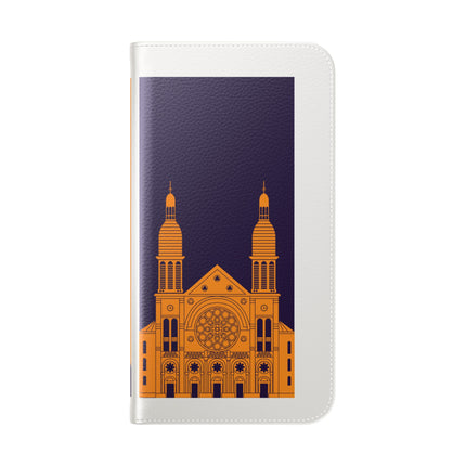 Ayiti Soulscape Marron And Cathedral Mirrored Flip Case for iPhone Edition Symbol of Dual Heritage