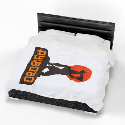 Ayibobo Nèg Mawon Heritage Plush Blanket Sacred Haitian Revolutionary Spirit Design - CreoleSizzle