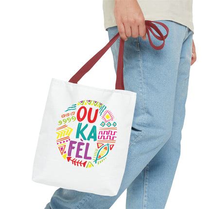 Ou Ka Fè’l Limited Edition Creole Motivation Tote Inspirational Haitian Design - CreoleSizzle