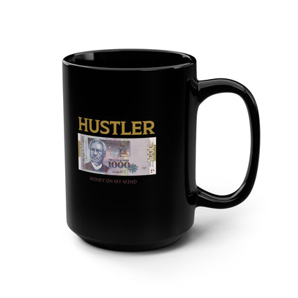 Hustler 1000 Goud and The Heritage Grind Limited Edition 15oz Premium Coffee Mug