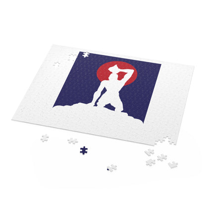 Neg Mawon Rise of Freedom Puzzle Minimalist Haitian Resistance Edition - CreoleSizzle