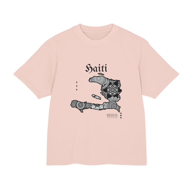 Haiti Map Mandala Heavy Tee – Celebrate Haitian Culture | Durable and Stylish Unisex Urban Heavy Tee - CreoleSizzle