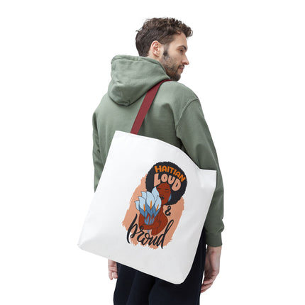 Haitian Loud & Proud Premium Cultural Tote Bags Limited Artist Edition - CreoleSizzle