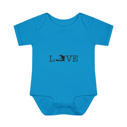 Island of Love Haitian Pride Baby Bodysuit Infant Heritage Series Premium Unisex Onesie, Cute Baby Clothes