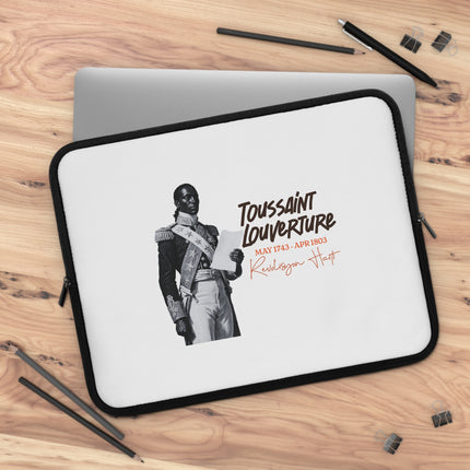 Toussaint Louverture Father of Strategy Haitian Revolution Icon Leadership Legacy Laptop Sleeve - CreoleSizzle