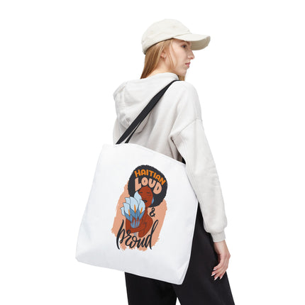 Haitian Loud & Proud Premium Cultural Tote Bags Limited Artist Edition - CreoleSizzle