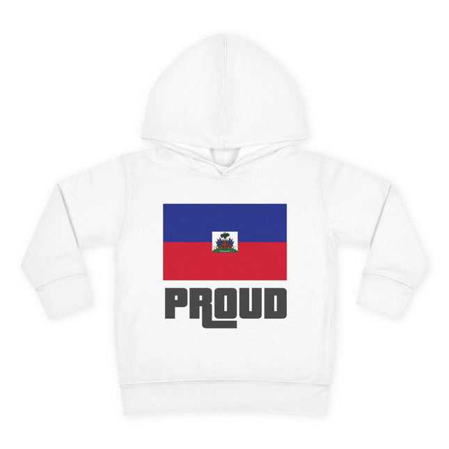 Haitian Pride Toddler Hoodie GTA-Inspired Flag Design Cozy Fleece Pullover Cultural Heritage Kidswear