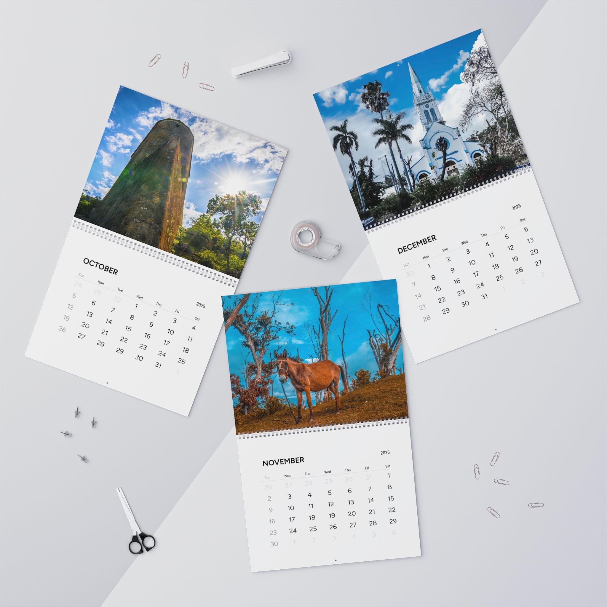 Haiti Wall Calendar 2025 - Perfect Gift for Travelers and Island Lovers, Office Gift, Secret Santa, Stunning Photos