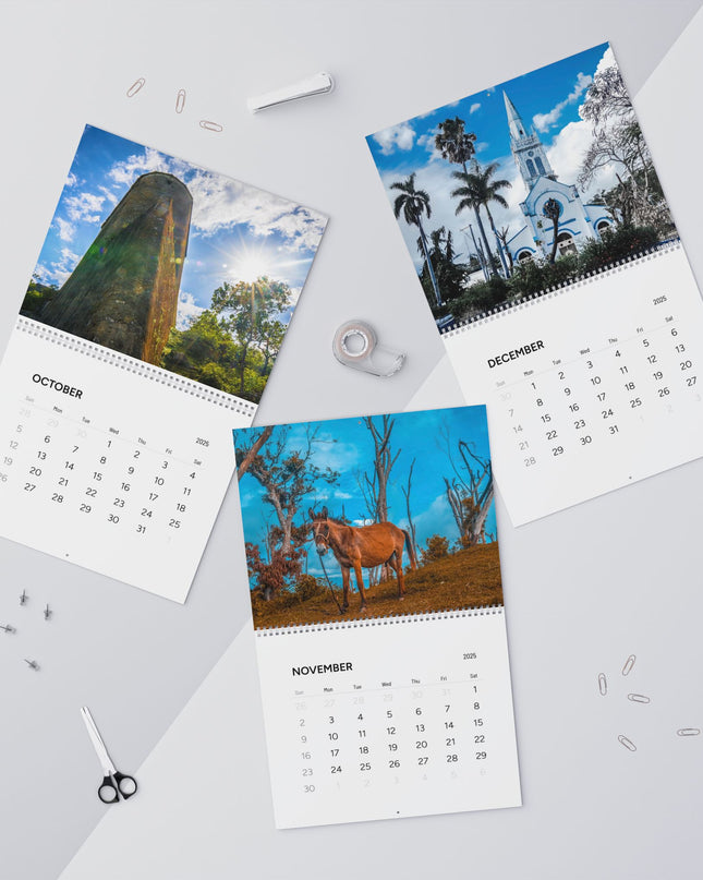 Haiti Wall Calendar 2025 - Perfect Gift for Travelers and Island Lovers, Office Gift, Secret Santa, Stunning Photos - CreoleSizzle