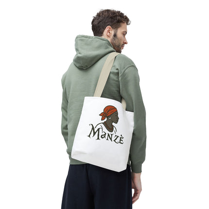 Manzè Limited Edition Heritage Tote Empowering Haitian Women Design - CreoleSizzle
