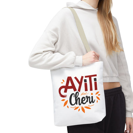 Ayiti Chéri Limited Edition Heritage Tote Bag Sweet Haiti Design - CreoleSizzle