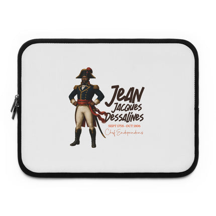 Jean Jacques Dessalines The Warrior March Haitian Revolutionary Leader Laptop Sleeve - CreoleSizzle