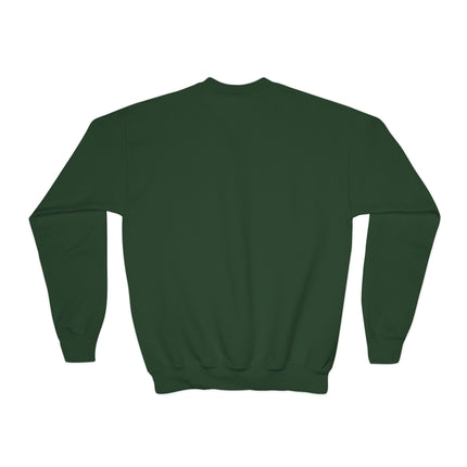 Retro Gamer Youth Crewneck Sweatshirt “Fanm Kreyòl” Graphic Fun Kids Gaming Apparel Cozy Lounge Pullover