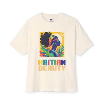 Haitian Beauty T-Shirt Bold Afro-Caribbean Graphic Cultural Pride Apparel Unisex Cozy Pullover for Vibrant Haitian Beauty Tee