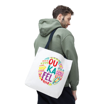 Ou Ka Fè’l Limited Edition Creole Motivation Tote Inspirational Haitian Design - CreoleSizzle