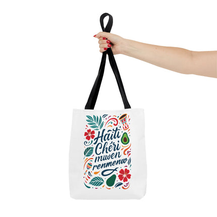 Haiti Chéri Mwen Renmenw Limited Edition Heritage Tote Love Letter to Haiti - CreoleSizzle