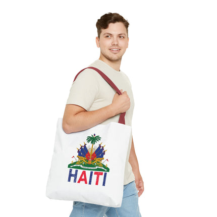Ayiti Crayon Emblem Educational Heritage Tote Bag Diaspora Kids Edition - CreoleSizzle