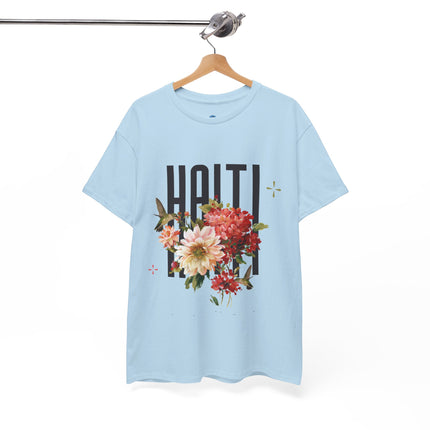Haiti Bloom Floral, A soft, elegant tribute to Haiti’s beauty, resilience, and the culture that continues to bloom.