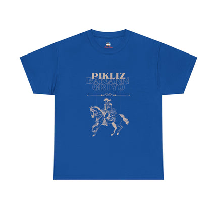 Pikliz Banann Griyo T-Shirt – Haitian Cuisine Inspired Tee – Unisex Cultural Graphic Shirt - CreoleSizzle
