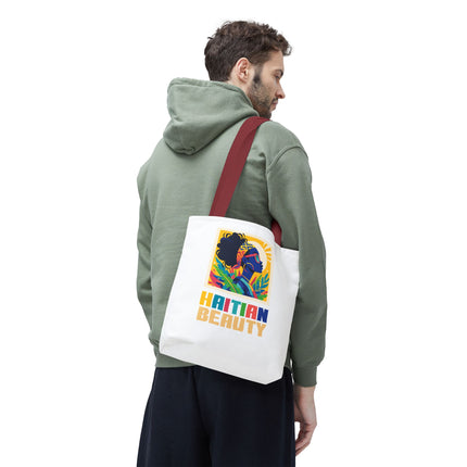Haitian Beauty Collector’s Cut Premium Tote Bags Limited Heritage Design - CreoleSizzle