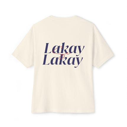 Lakay se Lakay Heritage Oversized Tee Haitian Roots Collection Unisex Streetwear, Everyday Wear, Trendy Apparel Haitian Street Vibes Graphic on Back