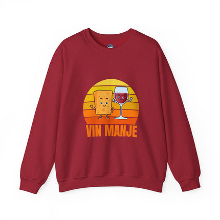 Vin Manje Unisex Sweatshirt Celebrate Haitian Culture with Comfort and Style Culture with Comfort and Style - CreoleSizzle