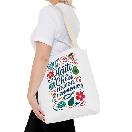 Haiti Chéri Mwen Renmenw Limited Edition Heritage Tote Love Letter to Haiti - CreoleSizzle
