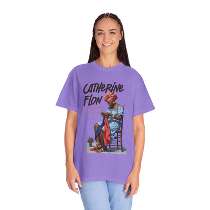 Catherine Flon Sewn in Freedom Oversize Tee Haitian Heritage Series Unisex Heavyweight Cotton T-Shirt