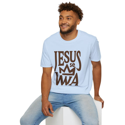 Jezi Se Wa Jesus is King T-Shirt Haitian Faith Series Premium Crewneck Faith-Inspired Unisex Softstyle T-Shirt
