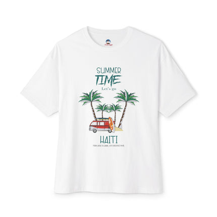 Haiti T-Shirt Caribbean Vibes Series Unisex Premium Crewneck T-Shirt