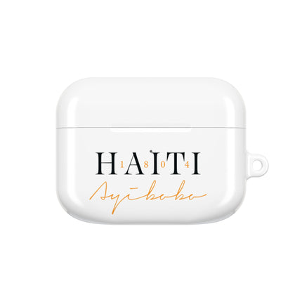 Haiti 1804 Ayibobo Heritage Pride AirPods Case Elegant Independence Edition