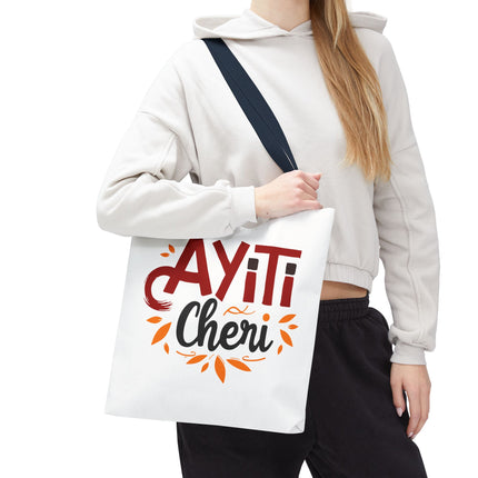 Ayiti Chéri Limited Edition Heritage Tote Bag Sweet Haiti Design - CreoleSizzle