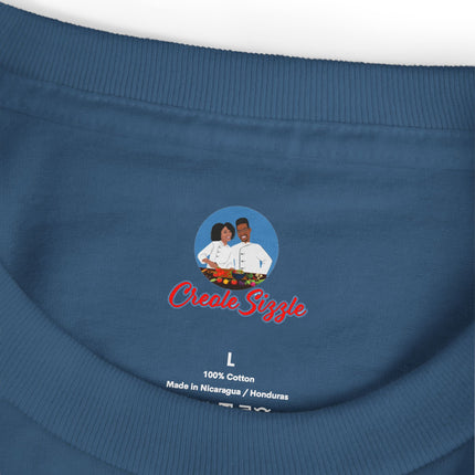Jezi se Wa Jesus is King Haitian Faith Sweatshirt Creole Christian Apparel Spiritual Heritage Collection Heavyweight Cotton Tee