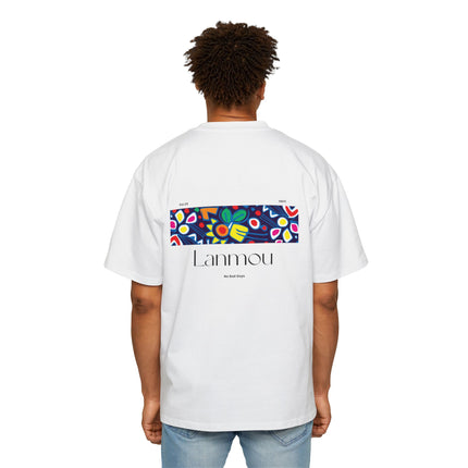 Lanmou Love Oversized Tee Haitian Heritage Streetwear, Trendy Layering Piece Unisex Premium Casual T-Shirt Haitian Street Vibes Graphic on Back