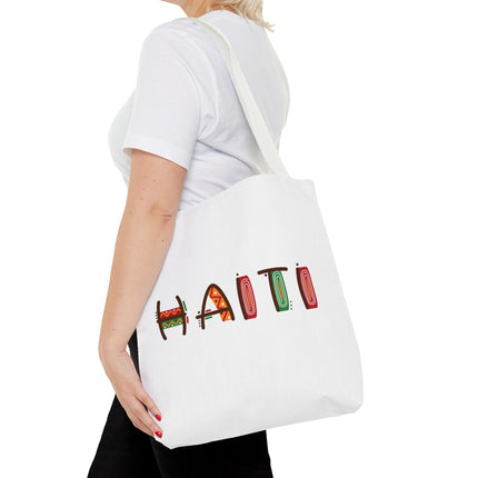 Haiti Art Limited Edition Heritage Tote Bag African Roots Design - CreoleSizzle