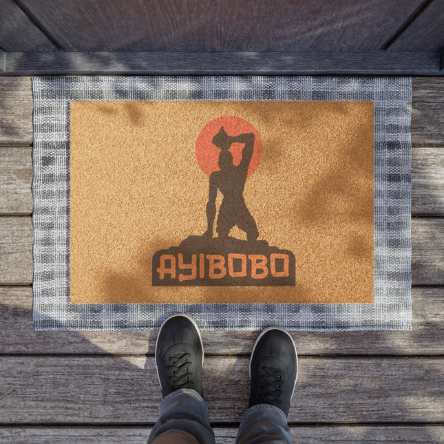 Ayibobo Nèg Mawon Heritage Motivational Doormat Limited Cultural Edition Welcome Mat