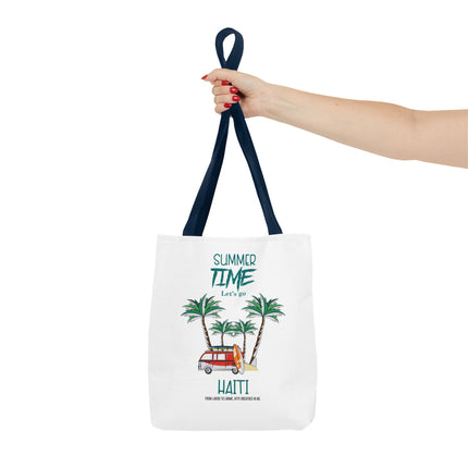 Summer Time Haiti Limited Edition Tropical Design Tote Haitian Beach Vibes - CreoleSizzle