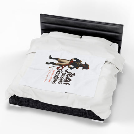 Jean Jacques Dessalines Revolutionary Leader Premium Plush Blanket Haitian Independence Icon - CreoleSizzle