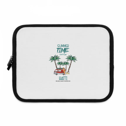 Summer Time Limited Edition Tropical Haiti Laptop Sleeve Creole Heritage Collection - CreoleSizzle
