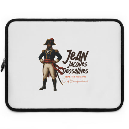 Jean Jacques Dessalines The Warrior March Haitian Revolutionary Leader Laptop Sleeve - CreoleSizzle