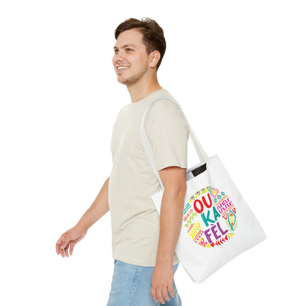 Ou Ka Fè’l Limited Edition Creole Motivation Tote Inspirational Haitian Design - CreoleSizzle