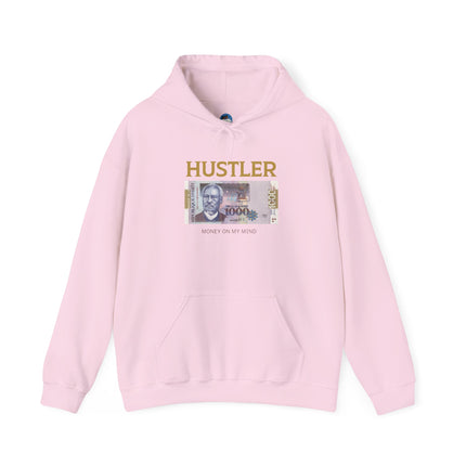 Hustler Spirit Hoodie Haitian 1000 Goud Graphic Unisex Streetwear Motivational Heavy Blend Sweatshirt