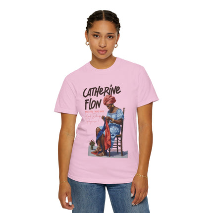 Catherine Flon Sewn in Freedom Oversize Tee Haitian Heritage Series Unisex Heavyweight Cotton T-Shirt