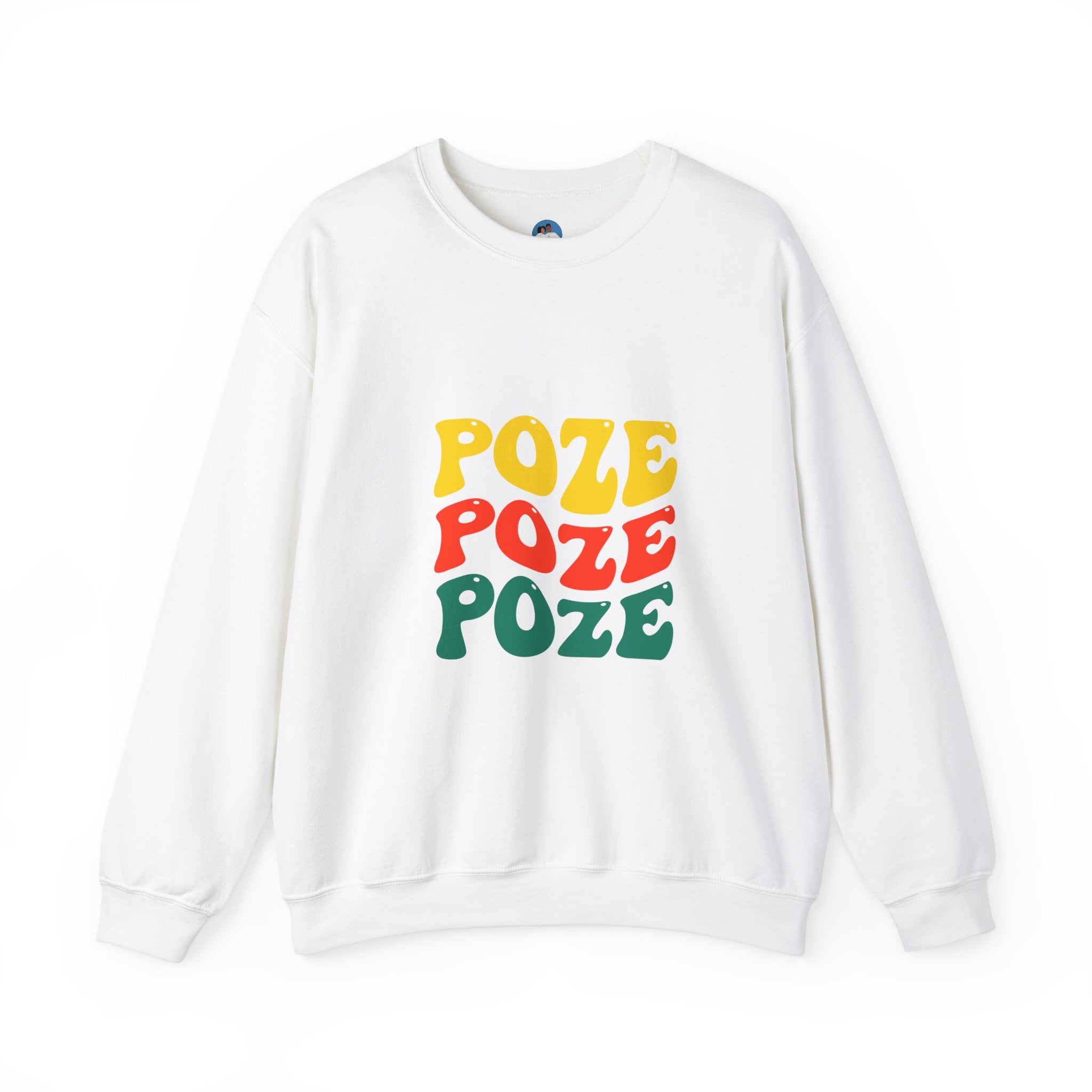 Relaxed Fit Poze Poze Poze Sweatshirt Embrace the Chill with Haitian Cultural Flair