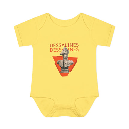 Infant Bodysuit Dessalines Statue Design Bold Heritage Apparel for Babies Cultural Pride Baby Clothes & Unique Gift