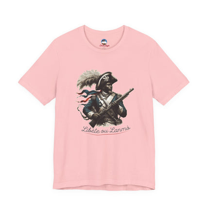 Liberté ou La Mort – Revolutionary Heritage Sweatshirt | Haitian Pride Apparel, Unisex Jersey Short Sleeve Tee - CreoleSizzle